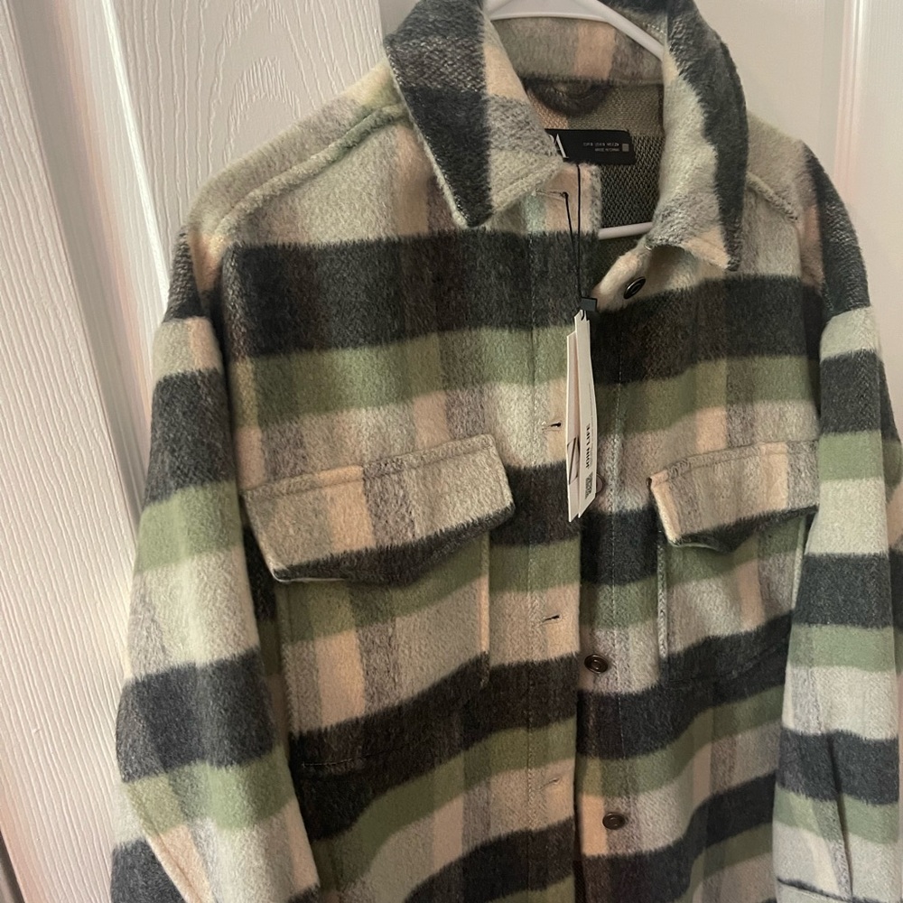 Brand Zara PLAID OVERSHIRT